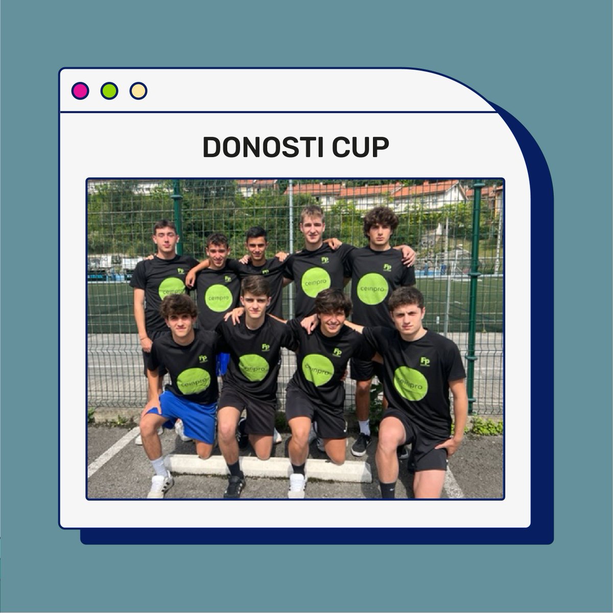 DONOSTI CUP · CEINPRO [Eus] Aurtengo Donosti Cup txapelketan parte hartuko dugu uztailak 3tik 9ra. [Es] Vamos a participar en el torneo Donosti Cup 2022, del 3 al 9 de julio. Aupa mutilak! #Ceinpro #FPeuskadi #DonostiCup #DonostiaSanSebastian #DonostiCup2022