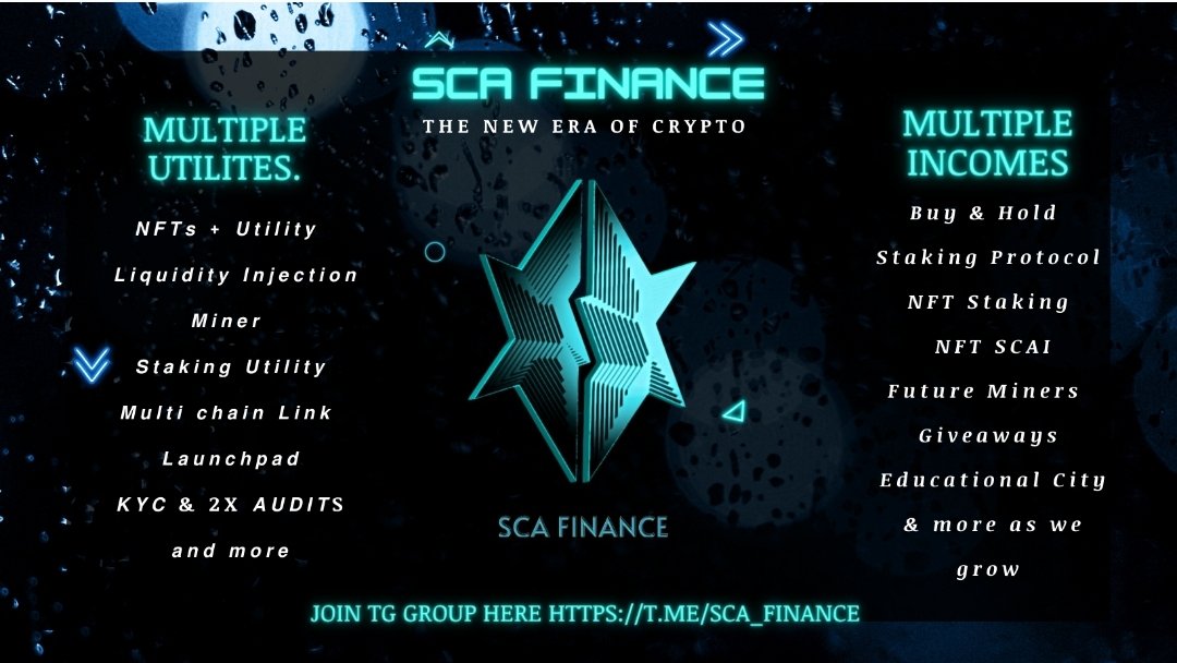 SCA Finance tweet media