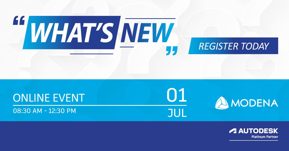FREE TO REGISTER

Join us for What's New this Friday. Registrations are still open. Join the experts for live Q&amp;As, in-session chats, polls, games etc. Book your free ticket here//bit.ly/3HN7Zen 

#LiveEvent #architecture #engineering #manufacturing #animation