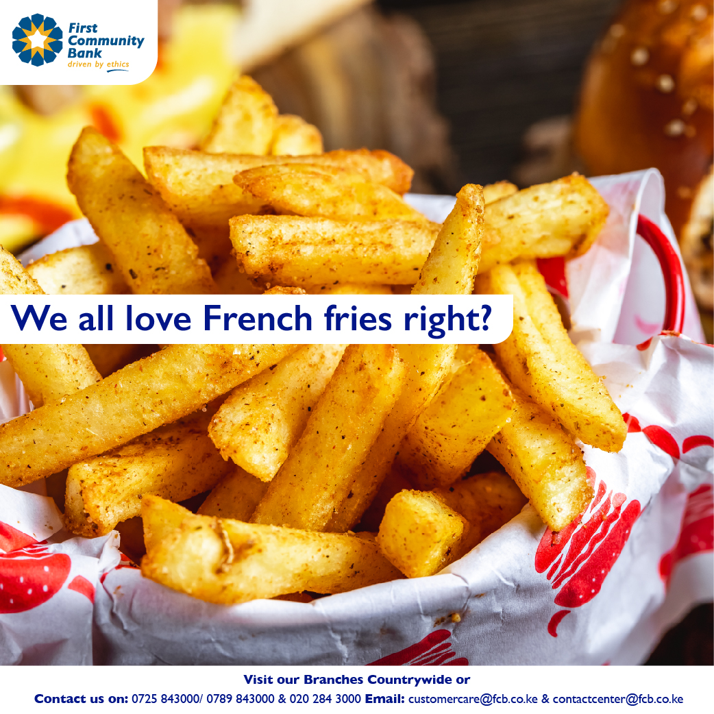 premierbank_ke's tweet photo. Did you know that French fries originated from Belgium and not France? #didyouknow #fcbforall https://t.co/yPEoOc7eie