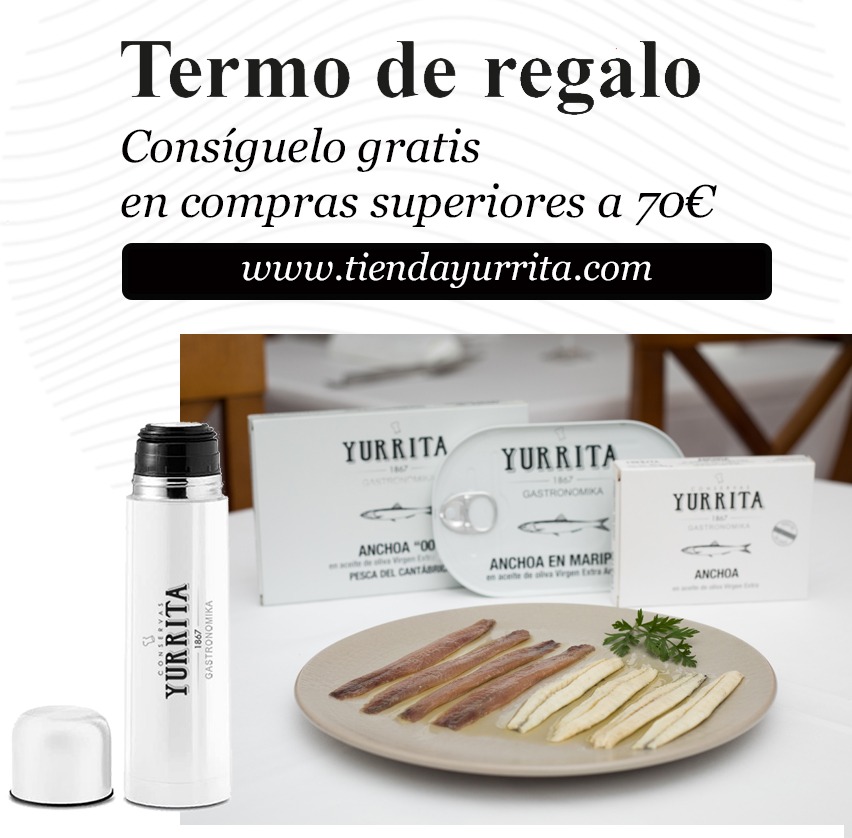 Haz tu compra en tiendayurrita.com y podrás llevarte este TERMO YURRITA, perfecto para los días calurosos del Verano. Consíguelo realizando una compra superior a 70,00€ y hazte con el tuyo...
¡Date prisa que se agotan!*Promoción válida desde
01-07-2022 hasta el 15-07-2022.