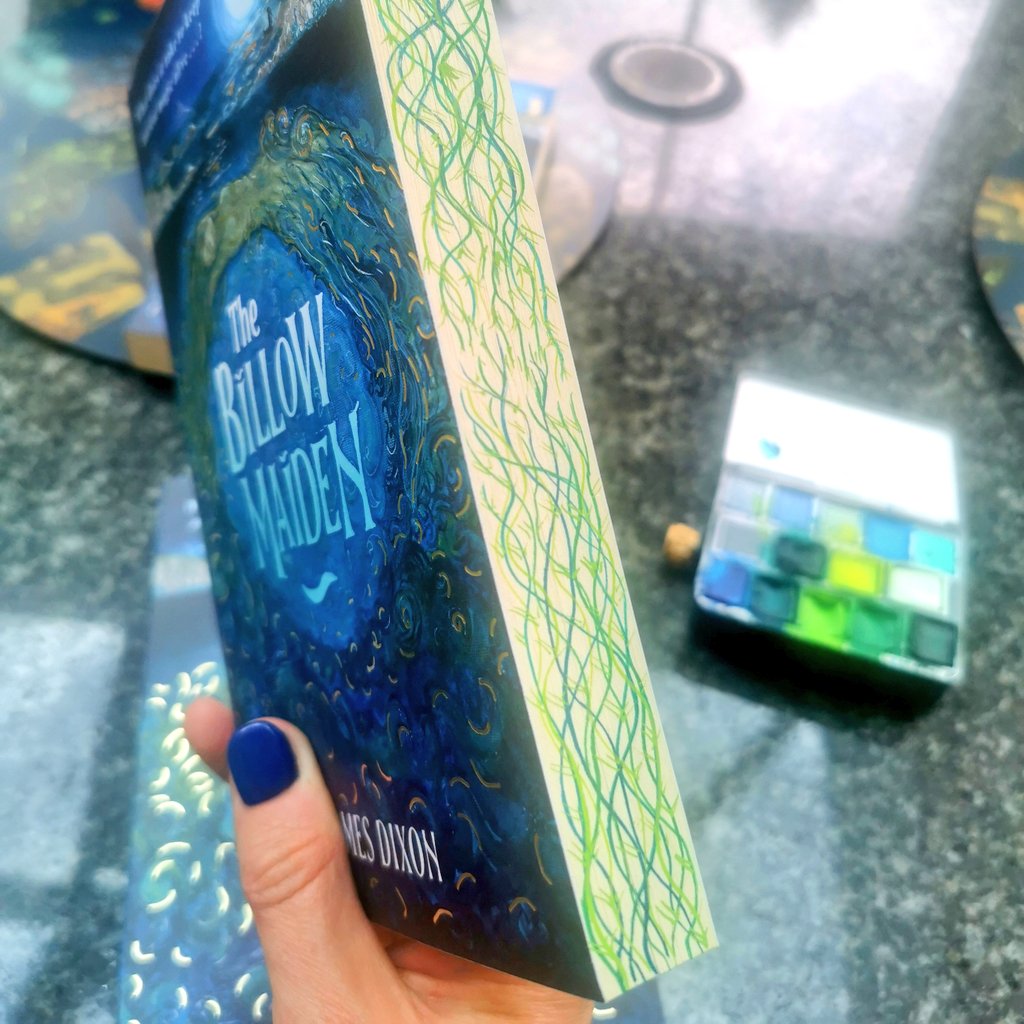 autumnrosewell's tweet image. 🌊🌟GIVEAWAY!🌟🌊
It&apos;s ONE WEEK to go until The Billow Maiden by @James_D_Dixon is published. I have ONE COPY, with hand-painted edges, and a tiny gold-leaf Guppy fish, to give-away.

🌟To enter, RT, tag a friend, and follow me, James and @guppybooks by Thursday, 7pm on 7th July.
