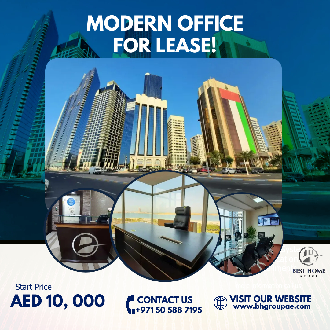 GroupBesthome's tweet photo. Explore our first-class business centre with a prime location in  Abu Dhabi.                                                                                                                   Visit us: https://t.co/yKtjr3EehU https://t.co/zezLMRS5hW