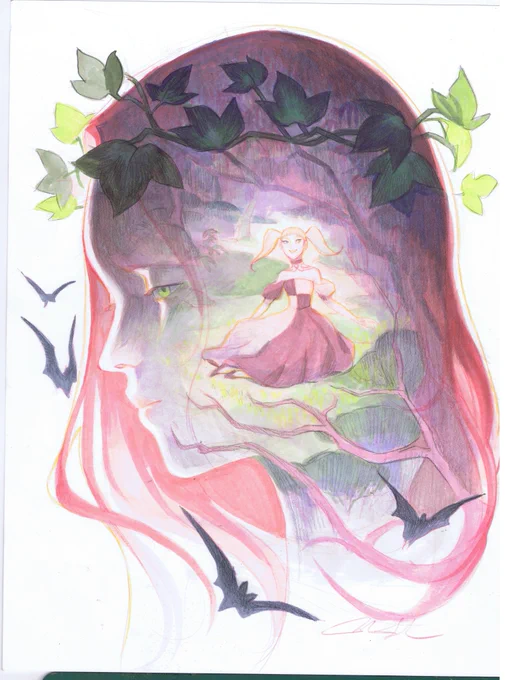 Some recent #PoisonIvy pieces (top row) vs some Ivys I did a few years ago. 