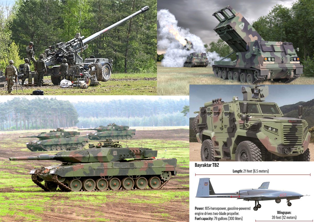 heartsteered's tweet photo. If you divide all that #Ukraine wants in weapons now from West among the @NATO-countries (32 if you include the prospects), then every Nation have to bring asap; 31 howitzers, 9 MLRS, 16 tanks, 60 armored vehicles & 31 drones! Just do it now! #svpol #UkraineWar #TheyFightForUs https://t.co/7PdeQnzU75
