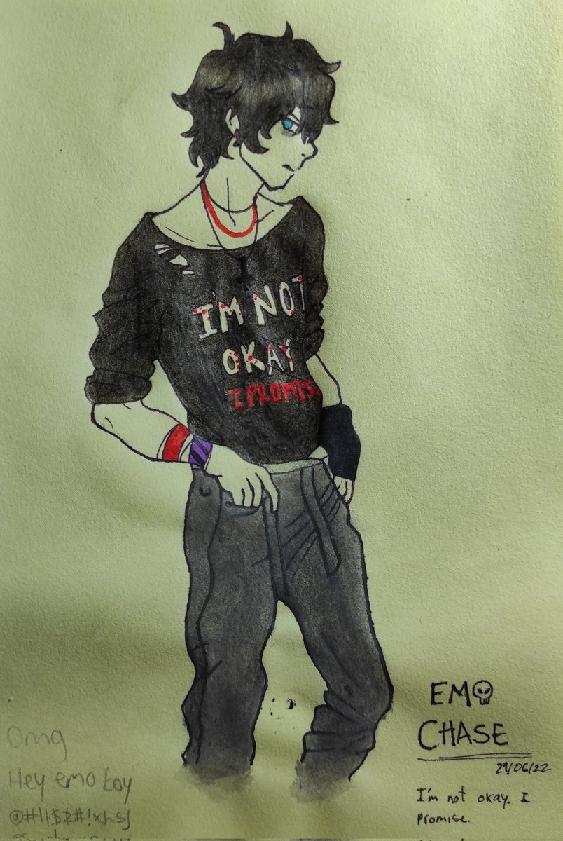 blurry__x's tweet photo. @grave_weaver I'll leave this here and go slowly... I can't stop thinking about teenager Chase since he appeard. https://t.co/lmBqNV74f8