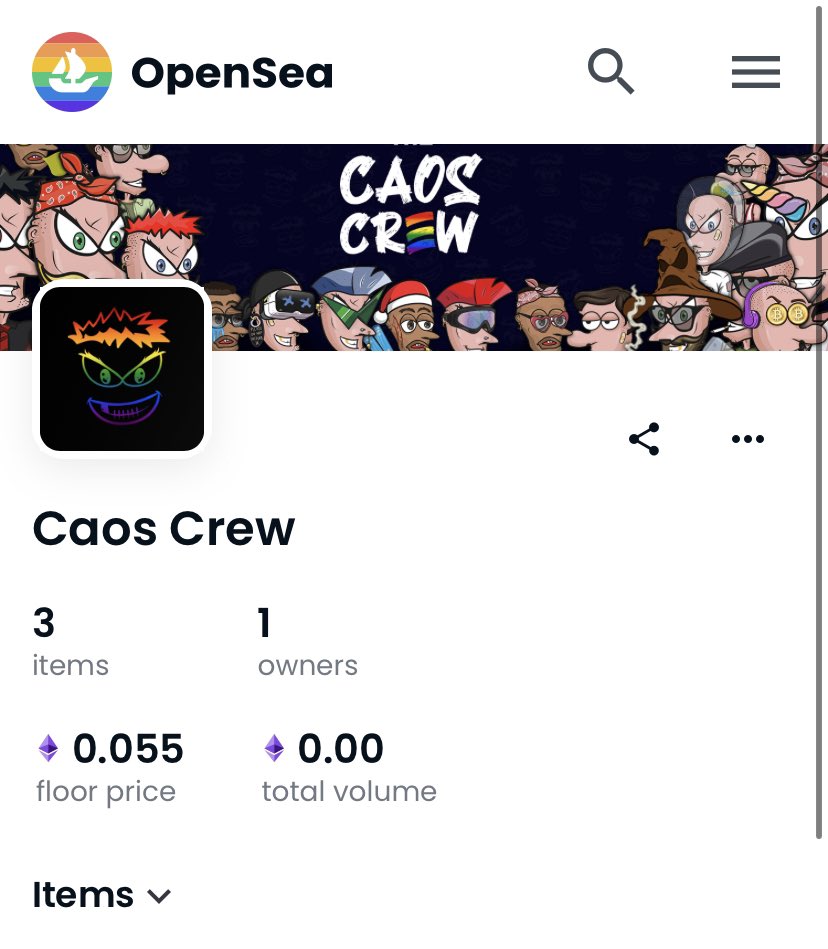 We haven't even launched our <a href="/opensea/">OpenSea</a> account yet! Please be careful of fake collections and report it.