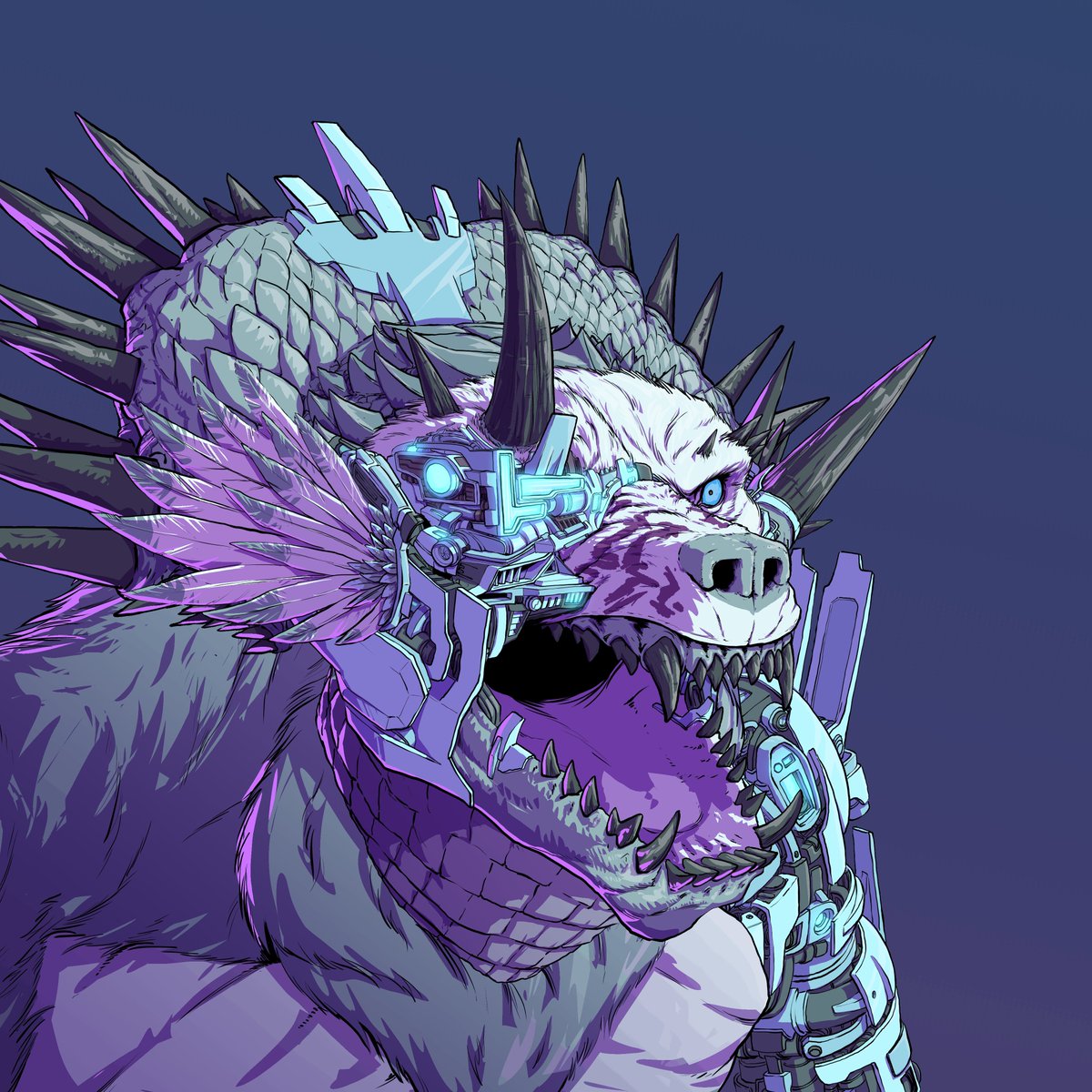 MechaChaoticNFT's tweet photo. We at Mecha Chaotic™ firmly believe that the space needs more Cyber Demons.

Share if you agree!
#NFTs https://t.co/WPVBczBQzn
