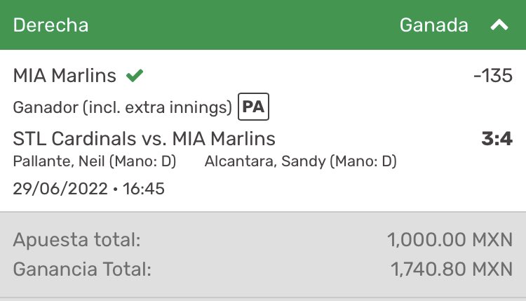 AlexDingers's tweet photo. Porque no todo es Dodgers -1

Free Pick cobrado💰 https://t.co/mx6nzThCPW