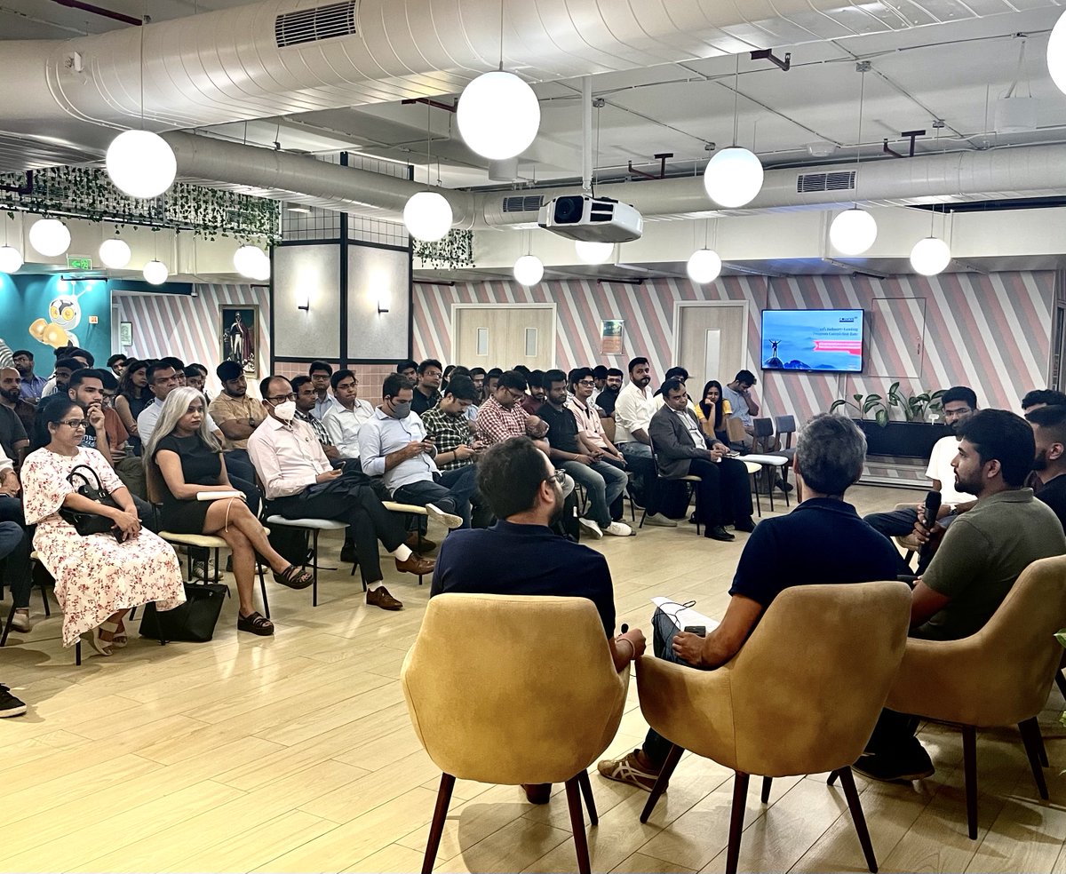 NexusVP's tweet photo. Insightful session with multiple interesting perspectives! Our #BuildForCreators huddle in Gurgaon was well-received by everyone.
Thank you for joining the discussion @tech_burner @join2manish @ananyasinghal @iamvipulagrawal @Shaurya120
@rchowdhri @pratikpoddar @Stellaris_VP https://t.co/FPqnBPgGVJ