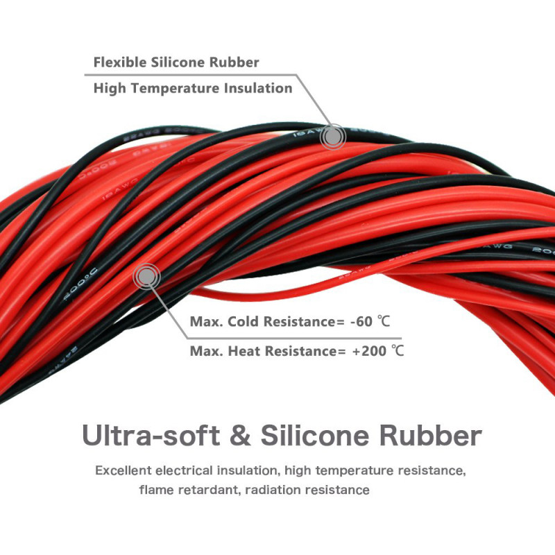HOBBYRJX's tweet photo. RJXHOBBY 2 4 6 7 8 9 10 11 12 13 14 15 16 17 18 20 22 24 26 28 AWG Extra Soft Silicone Wire Cable.
Email: carol@rjxhobby.com
Silicone Rubber Insulation, Range Temperature:-60°C – +200°C; Rated voltage: 600V.
#rjxhobby #cable #wire #plug  #connector #Drone #UAV #Robotics #Custom https://t.co/Qpi8iGF4Dd