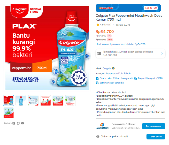bliblidotcom's tweet photo. Ada yang mau 100 ribu?! 𝑵𝑲𝑲𝑪𝑯𝑰 yuk, Nanti Kita Kasih Cepek Hari Ini! 

- REPLY 1 kata yg terkait dengan MANDI + #BigPayDay
- FOLLOW aku, RT, &amp; LIKE tweet ini
- Pemenang acak

Diskon gajian, hal yg paling ditunggu tiap bulan! Klik: https://t.co/u07pAgKKEF! https://t.co/wqvAiol81q
