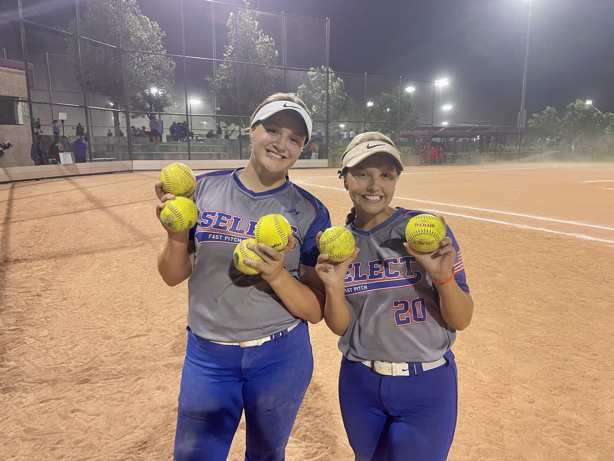 These two were UNREAL in our 6:00 game tonight 😳 <a href="/MadsWalk02/">Madison Walker</a> going 4-4 with back to back to back to back dingers and <a href="/SophieSchupp20/">Sophie Schupp</a> going 3-3 with an RBI single and back to back bombs 💣💣💣💣💣💣 WAY TO RAKE, LADIES! #selectlife <a href="/MizzouSoftball/">Mizzou Softball</a> <a href="/SEMOsoftball/">SEMO Softball</a> <a href="/ejonesrockchalk/">Eric Jones - Select Fastpitch</a>