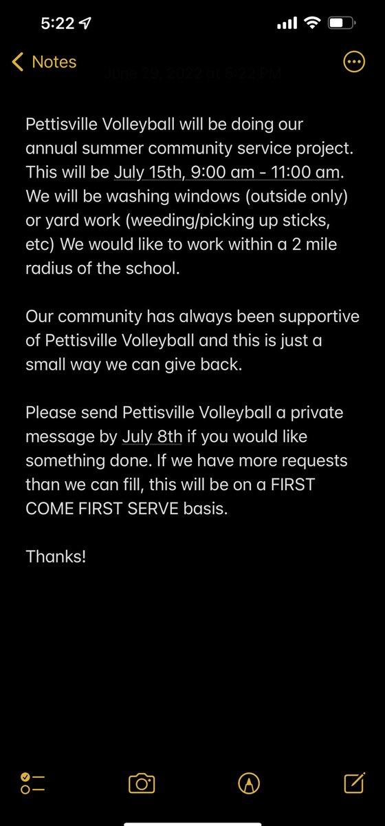 #thankyou #communityservice #pettisvilleproud