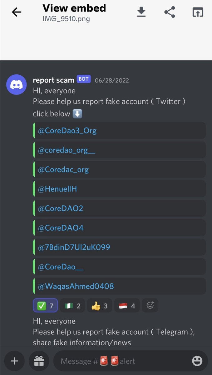 GANA_Insight's tweet photo. If your Twitter account promotes Satoshi chain and shares CoreDao's ideals and information to everyone, we are all happy for you. But if you use coredao's avatar, picture and information for your own benefit or to scam miners, you can only get into the blacklist to show out. https://t.co/kW4H1enPY3