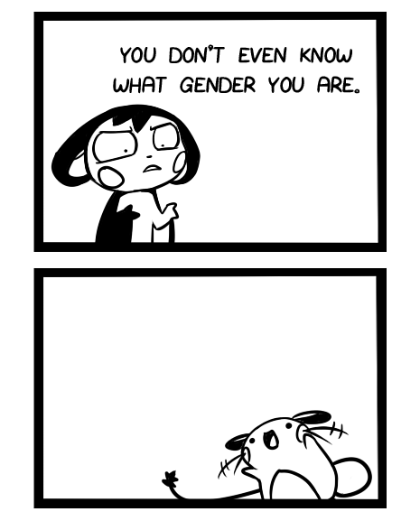 found this comic i made almost 10 years ago and only recently figured out i'm not exactly cishet 