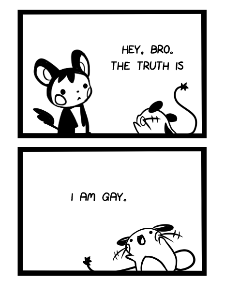 found this comic i made almost 10 years ago and only recently figured out i'm not exactly cishet 