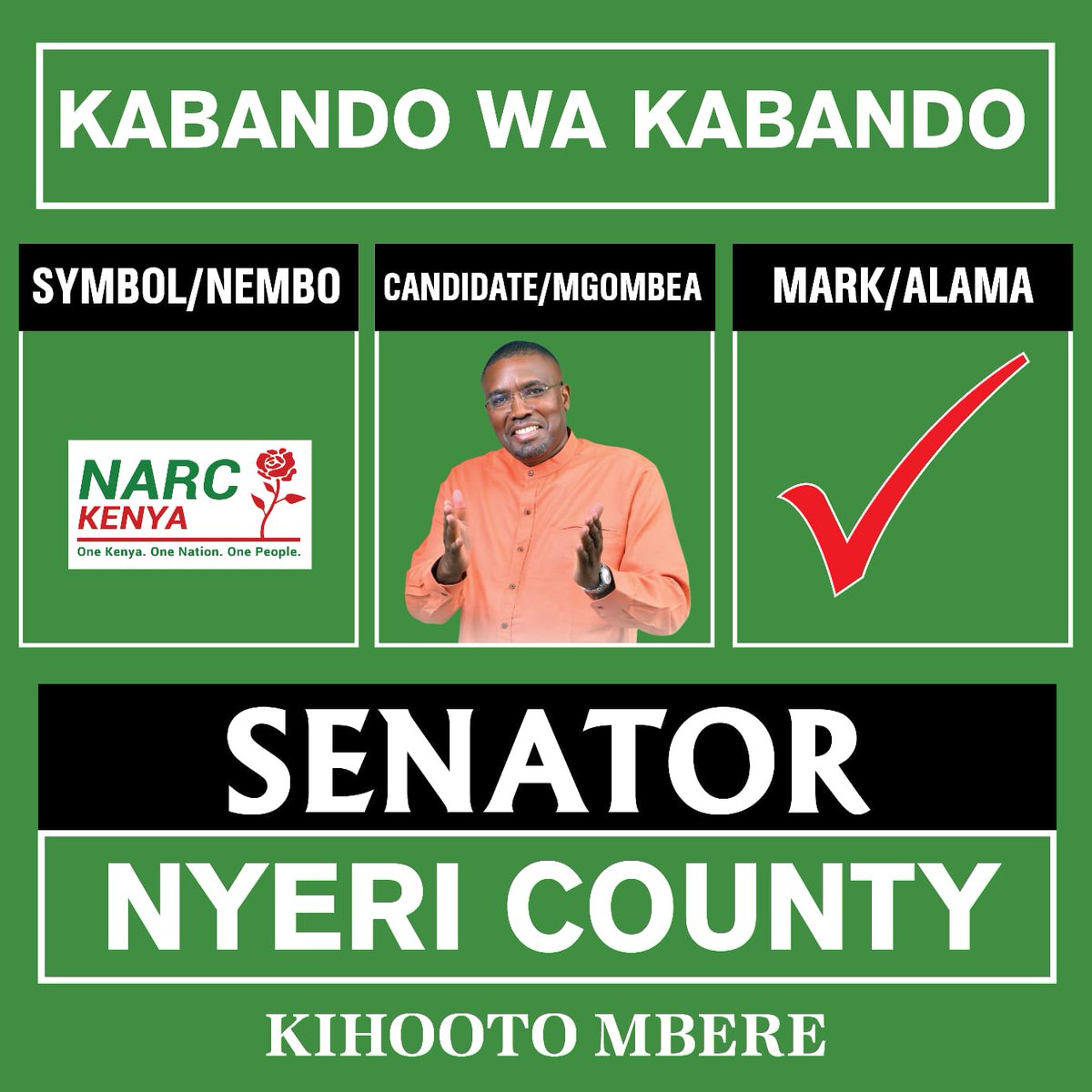 wilsonk32089584's tweet photo. For sometime,our health centres have been lacking medicine. Our senator @wakabando will ensure our hospitals have enough medicine.
#nyerifirst https://t.co/AxXjoolv4E