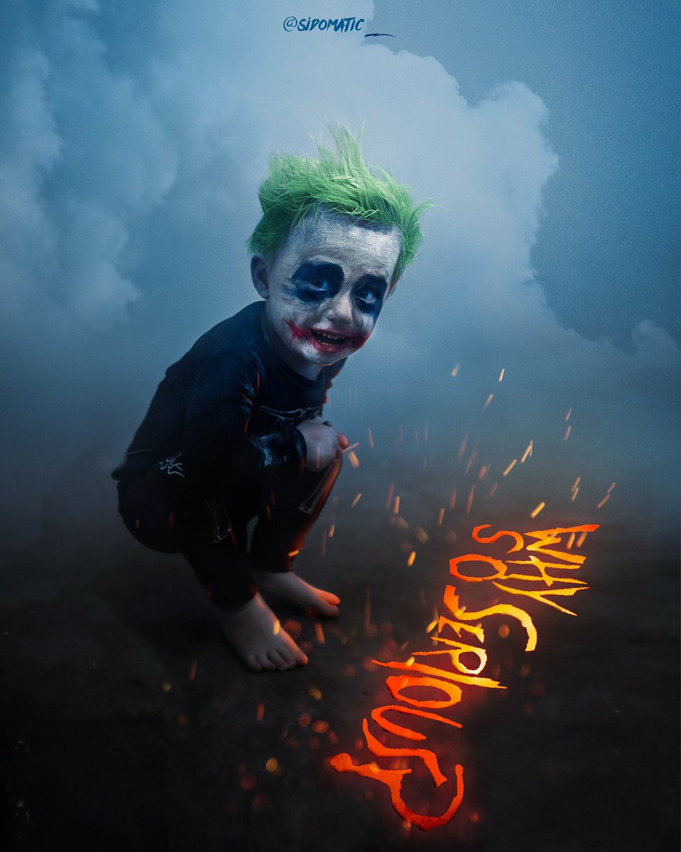 Good morning #NFTCommunity #NFT 
.
Why so Serious? 🤡
.
Created new artwork after long time with #photoshop