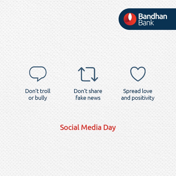 bandhanbank_in's tweet photo. You know what to do! Be responsible.

#SocialMediaDay #BandhanBank https://t.co/NzOUbrT2Uz