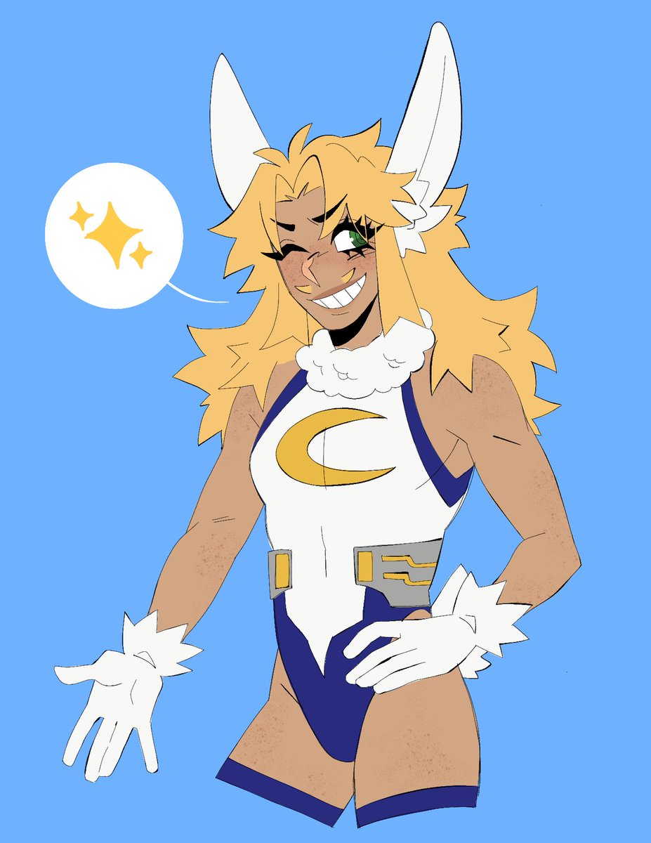 qpidcookie's tweet photo. first art post.... have some very self indulgent art of mic in miruko's costume because what the hell  🥳🥳

#presentmic #hizashiyamada #bnha https://t.co/r5D6DkJYsy