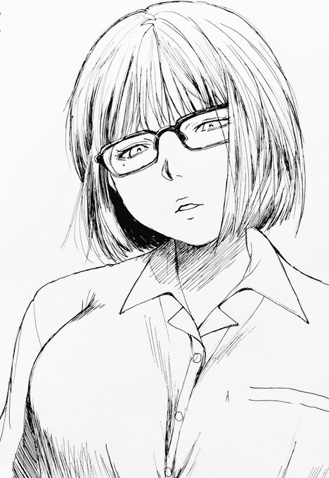 #非垢抜偏屈眼鏡女性 