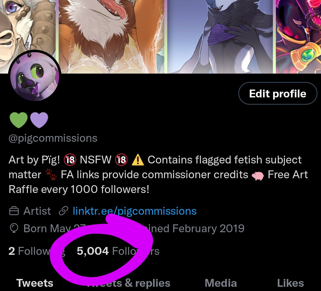 SEPIAFLUX's tweet photo. Wow, another thousand of you! 👀
Thank you all so much for being here 💚🐽💜
Every 1000 follower milestone, I hold a free rt raffle for a flatcolor fullbody, so it's time for another!

To enter:
💜 Retweet &amp; Like
💚 Comment your favorite art of your OC!

Ends July 5! ✨ https://t.co/vdwlyBn0r4