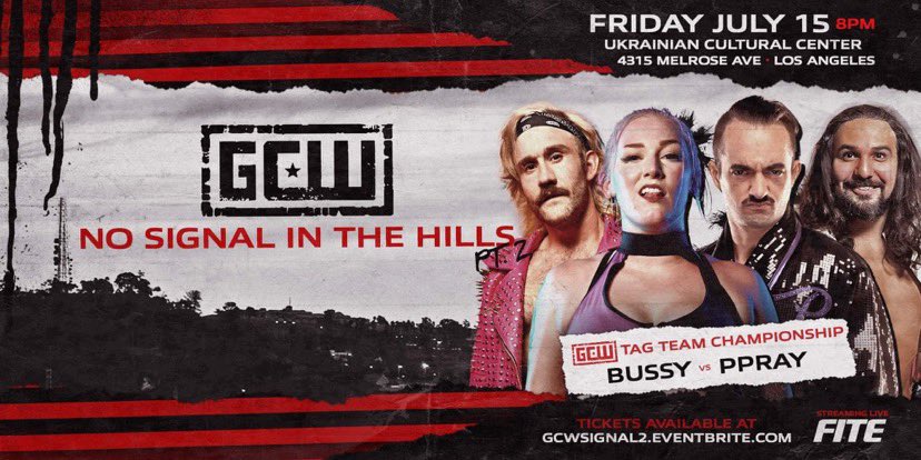xelaalovee's tweet photo. As a long time SoCal fan this match is extremely exciting! Thank you @GCWrestling_ !!
#GCW #Bussy #PPRay https://t.co/L9WF7iRDQU