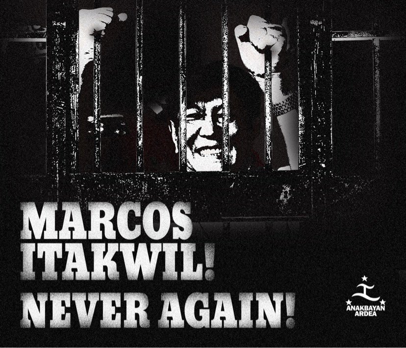 AnakbayanArdea's tweet photo. MATAPOS ANG ANIM NA TAONG PAGHAHARI NG PASISTA AT DIKTADOR NA SI DUTERTE, MULING PAHIHIRAPAN ANG MAMAMAYANG PILIPINO SA KAMAY NG BAGONG REHIMEN

#NeverAgain 
#NoToMarcosDuterte https://t.co/1oWQWk1enN