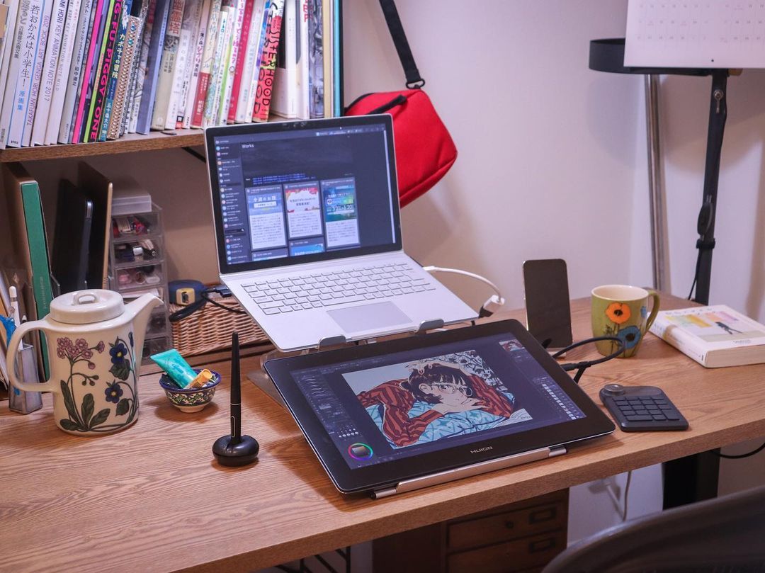 HuionTab's tweet photo. #huionworkspace
Certified🤩Support Left-handed.

📌Artist: @KRY_aia
📌Gear: #KamvasPro16plus(4K)
📌Product link: https://t.co/HRPdr1Ml0a

#huion #huiontablet #teamhuion https://t.co/7PoFKRlrT9