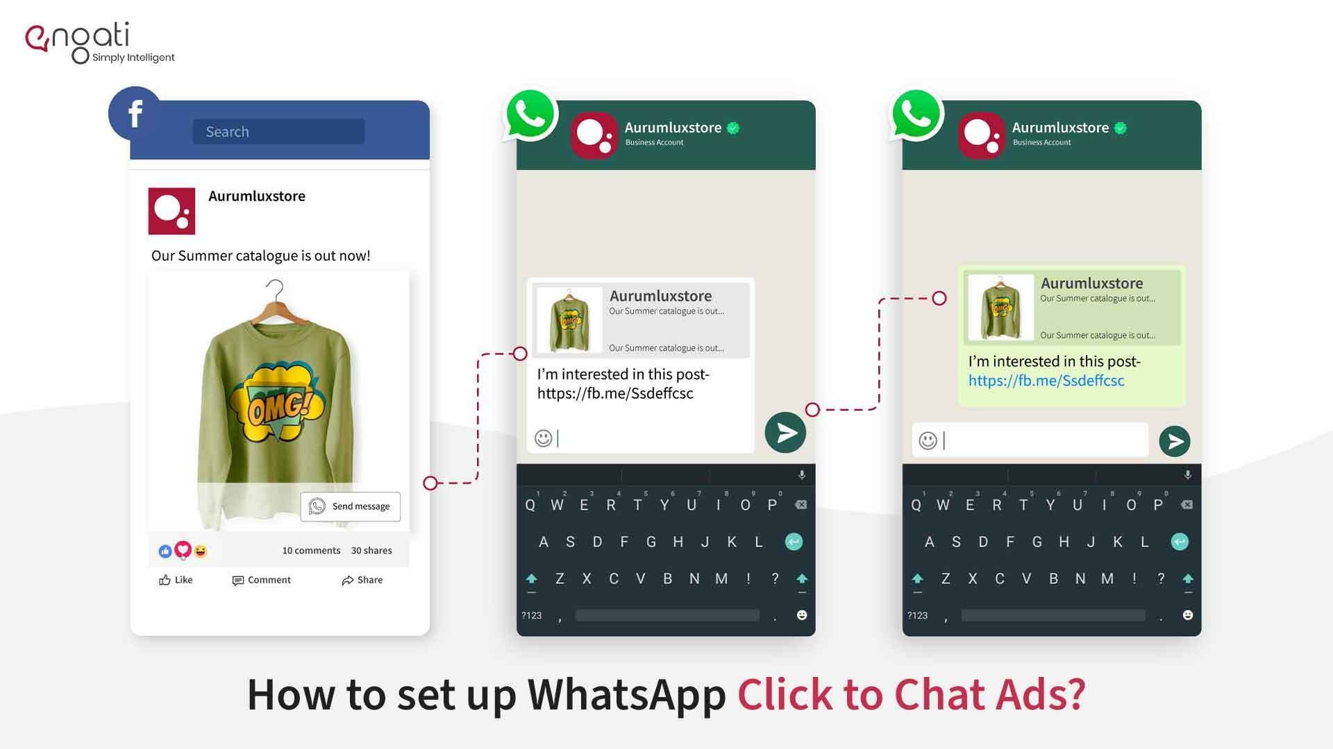 To click facebook chat ads whatsapp Facebook starts