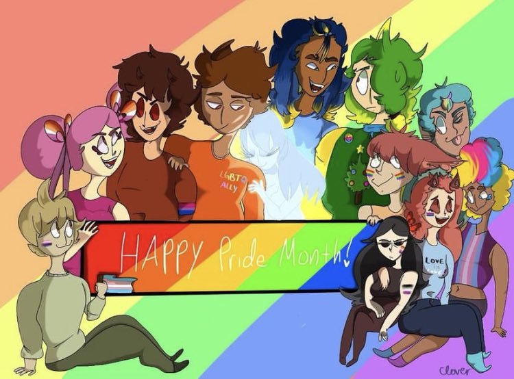 xcloverart's tweet image. HAPPY PRIDE!! 
i forgot i posted this on my instagram aldicoe i’m slow
#pride #PrideMonth #prideproud #digitalart #DigitalArtist