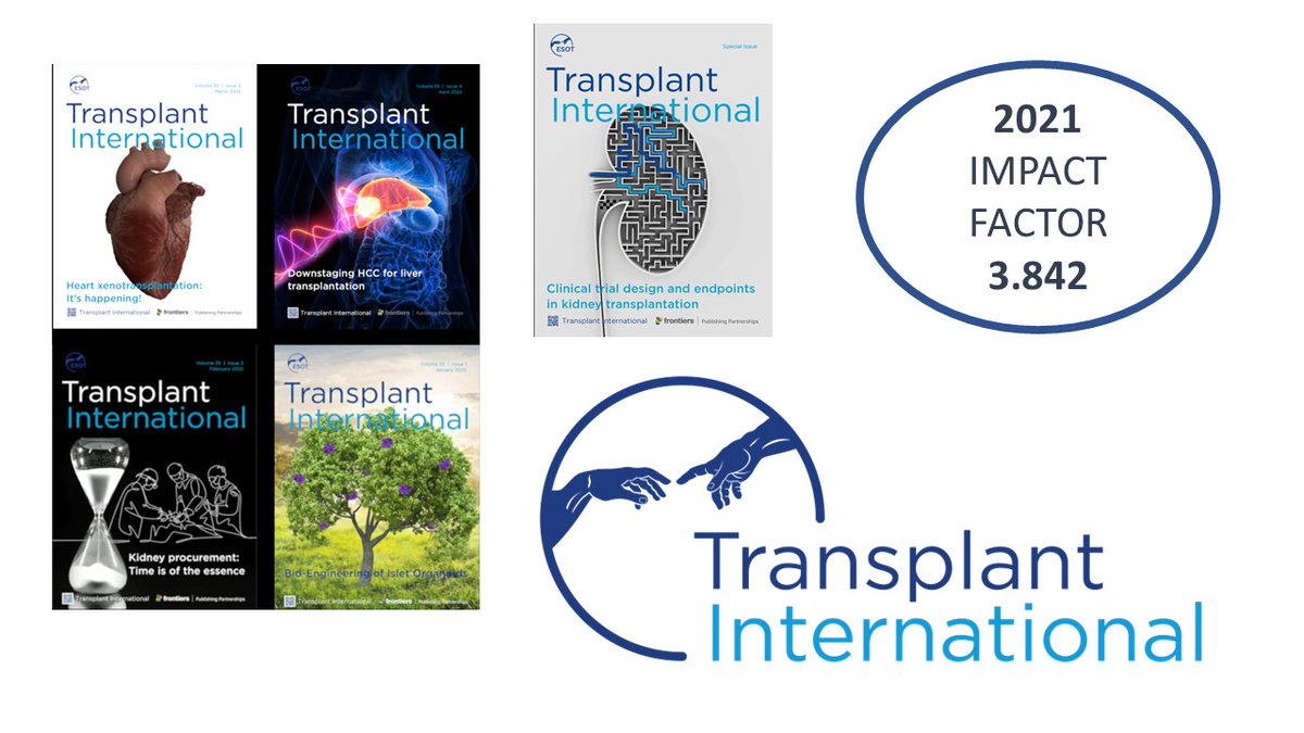 Transplant International (@transpl_int) on Twitter photo We are delighted to report that the newly Impact Factor for <a href="/Transpl_Int/">Transplant International</a> is 3⃣. 8⃣4⃣2⃣
Thanks for your continued support of #OpenAccess: we have published in total 154 so far and the entire journal archive (over 5800 articles) is now freely available! 👉frontierspartnerships.org/journals/trans… We are delighted to report that the newly Impact Factor for <a href="/Transpl_Int/">Transplant International</a> is 3⃣. 8⃣4⃣2⃣
Thanks for your continued support of #OpenAccess: we have published in total 154 so far and the entire journal archive (over 5800 articles) is now freely available! 👉frontierspartnerships.org/journals/trans…
