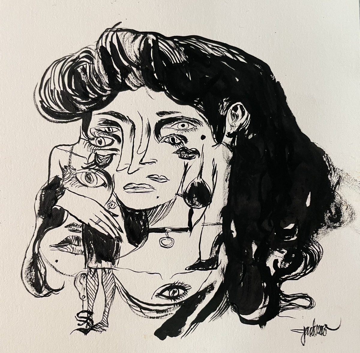 KennyPastrami's tweet photo. Noir
6”x6”
Ink on paper 

#NFT #NFTs #NFTartist #NFTartwork #nftart #NFTCommunity https://t.co/HUYwosyoD3