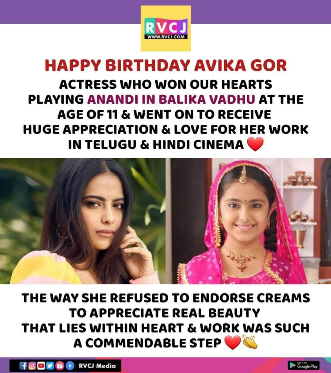 Happy Birthday Avika Gor!    