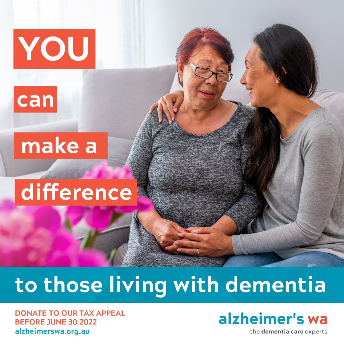 As the financial year draws to a close, we ask for your support as we provide dementia care services statewide. These include home care packages, support worker training, maintaining our day respite facilities, and post-diagnostic support. 👐Donate here: bit.ly/3xHfG1a.
