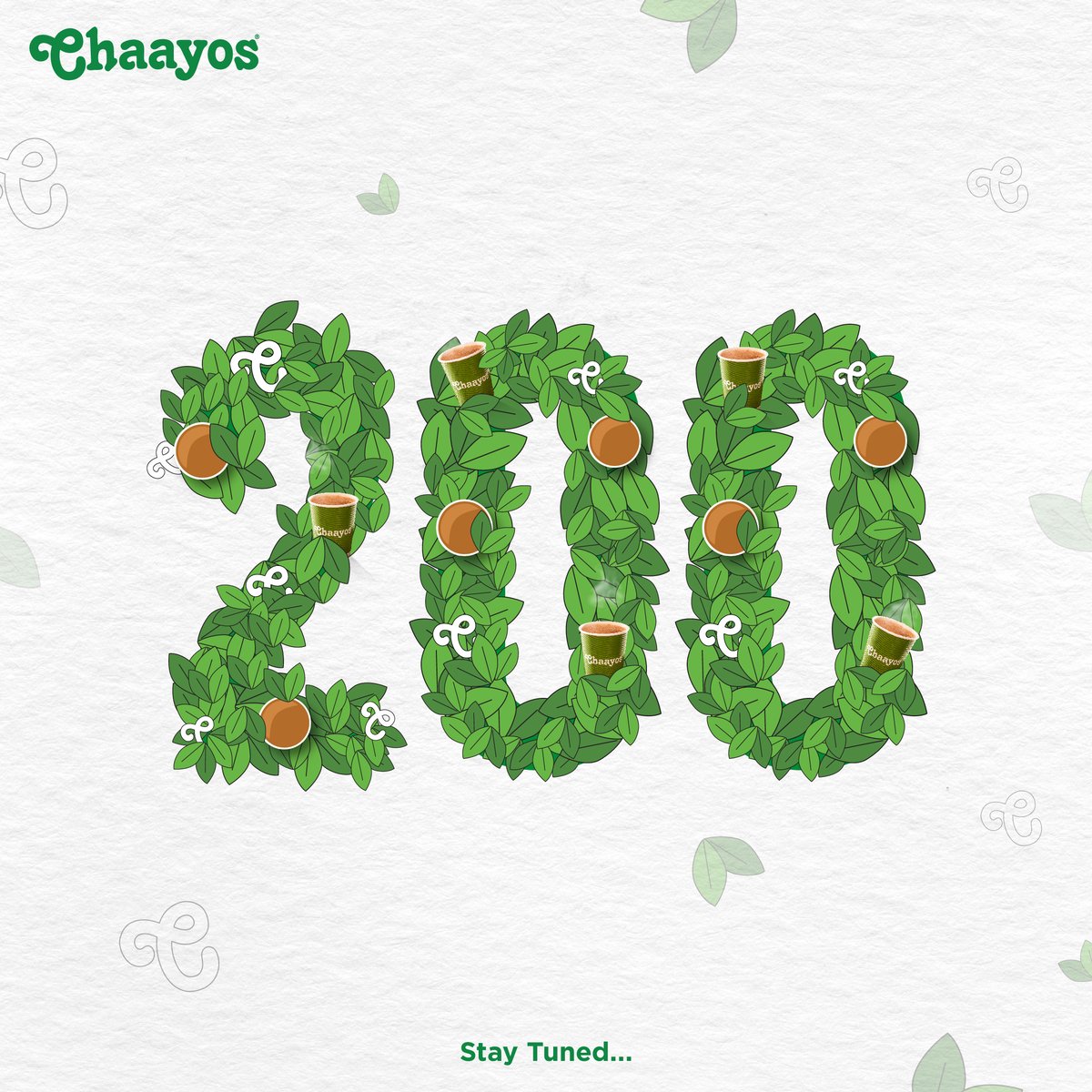 Chaayos's tweet photo. We cannot say 200 is just a number! It is something significant. Can you guess what it is? ๐
#chaayos #200 #Chaayos200 #Chaayos200cafe #Chaayos200strong #200milestone #milestone #achievement #Cafe #chaisnacks #chai #chailovers #chaitime #goodfood #foodlovers https://t.co/ati7rdtY1h