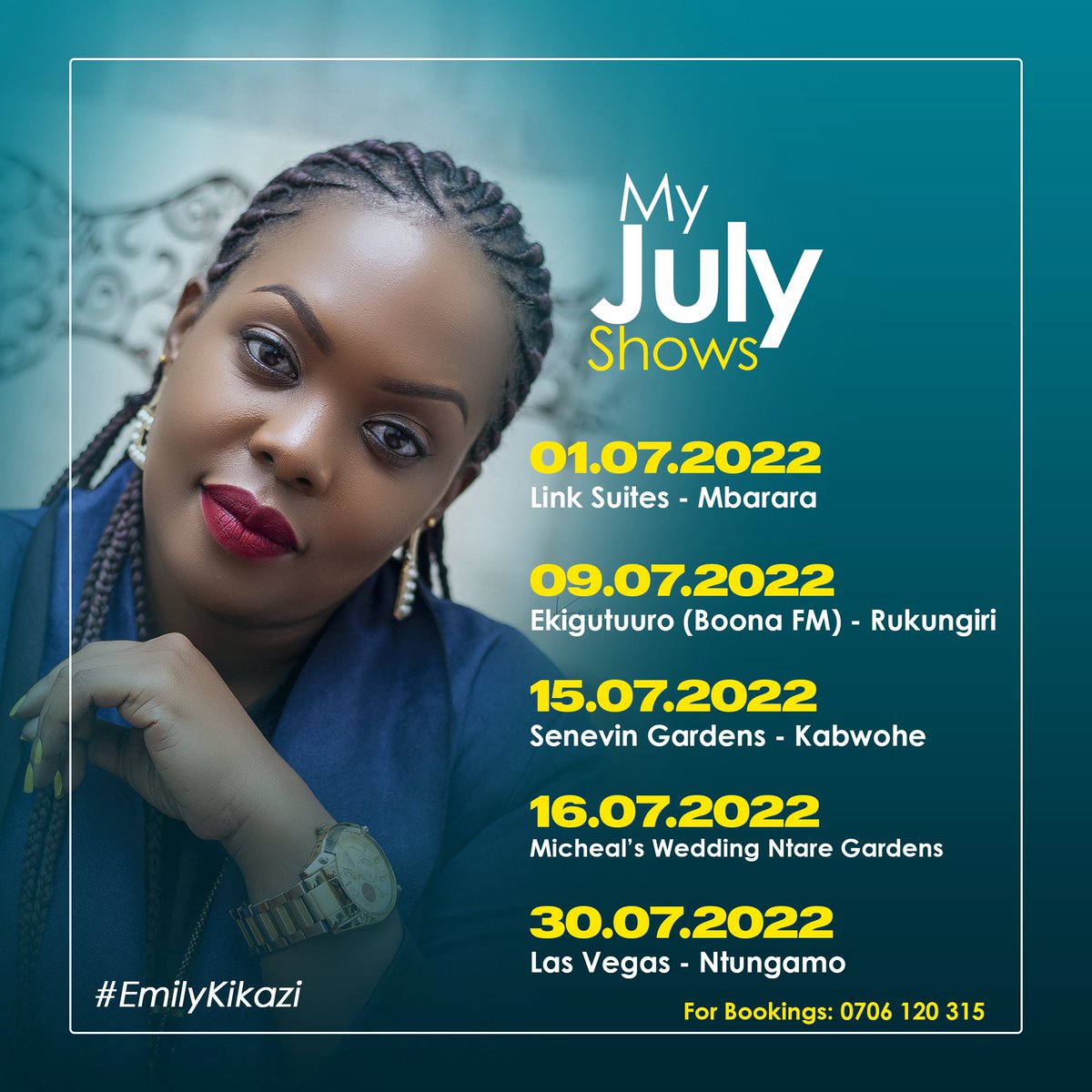 EmilyKikazi's tweet photo. This July 🎶 💃 #NtungamoJuice #Embeera https://t.co/liKbhD1SAN