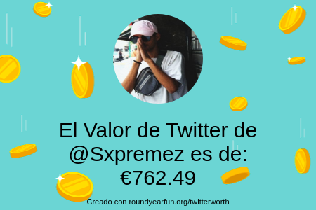 M1Ohain's tweet photo. Mi valor en Twitter es de: €762.49

Encuentra el tuyo(a) con https://t.co/Fjy3HrhIAK

⠀ https://t.co/zIU8BXifQT