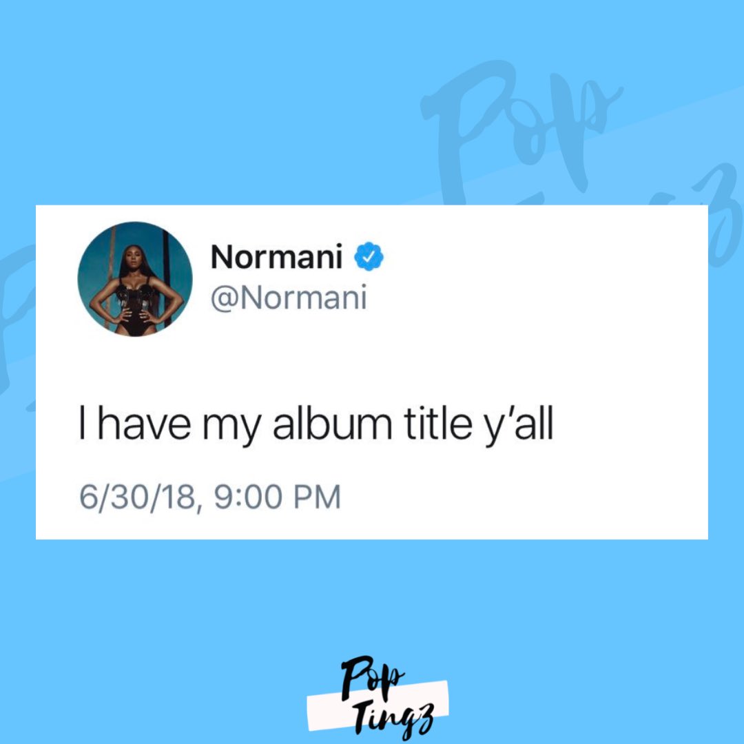 4 years ago today, <a href="/Normani/">Normani</a> revealed  that she finally has the title for her debut solo album. 

She still hasn’t told the fans the name.