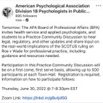 Photo by APA Division 18 Diversity Committee (@Div18Diversity)