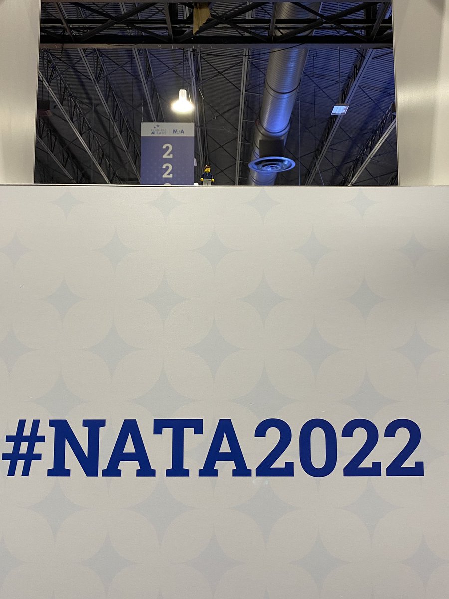 The Athletic Trainer is excited to start Day 2! What are you most excited to see? #LegoATC #NATA2022