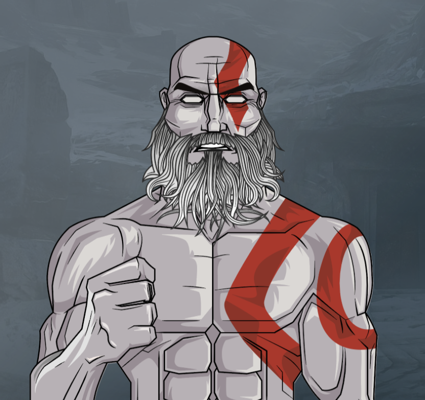 ItsTheGreeks's tweet photo. Welcome to The Greeks. Kratos is coming. This is only just a sketch and is not even close to being done🤯⚡️ #ItsTheGreeks #ITG #GAGMI #SolanaNFT #nftart #SolanaNFT #Kratos https://t.co/fG84CB8soS