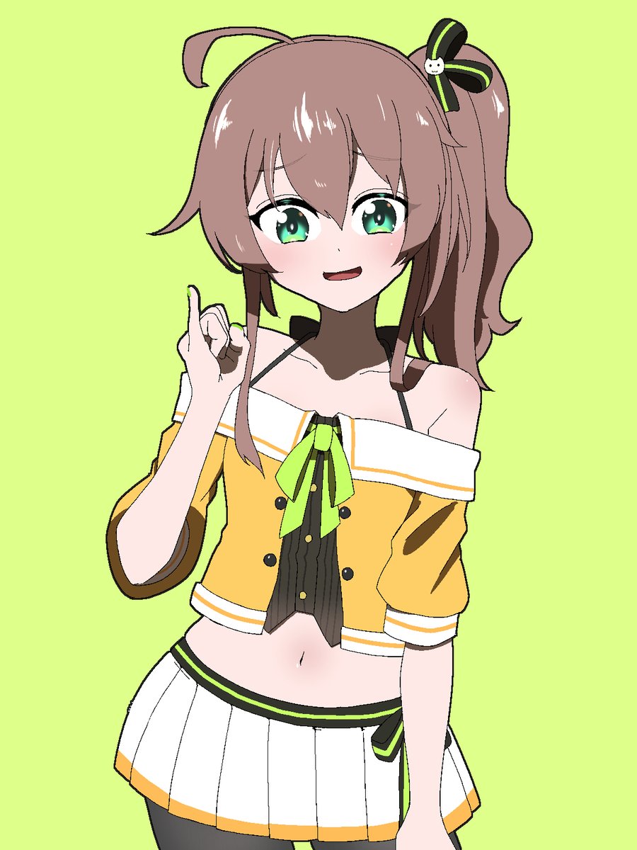 ホロライブをたくさん描いて、あとはJK化した自分とノノミさんのおっぱい描いてました
#今月描いた絵を晒そう 