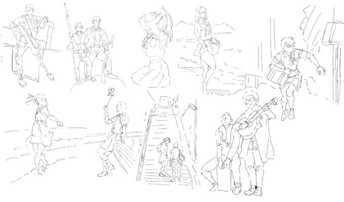 今日のクロッキー 