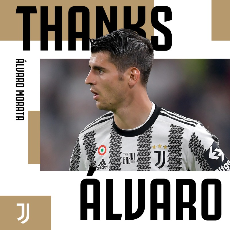 juventusfcen's tweet photo. All the best on your next adventure, @AlvaroMorata! ♈️👊