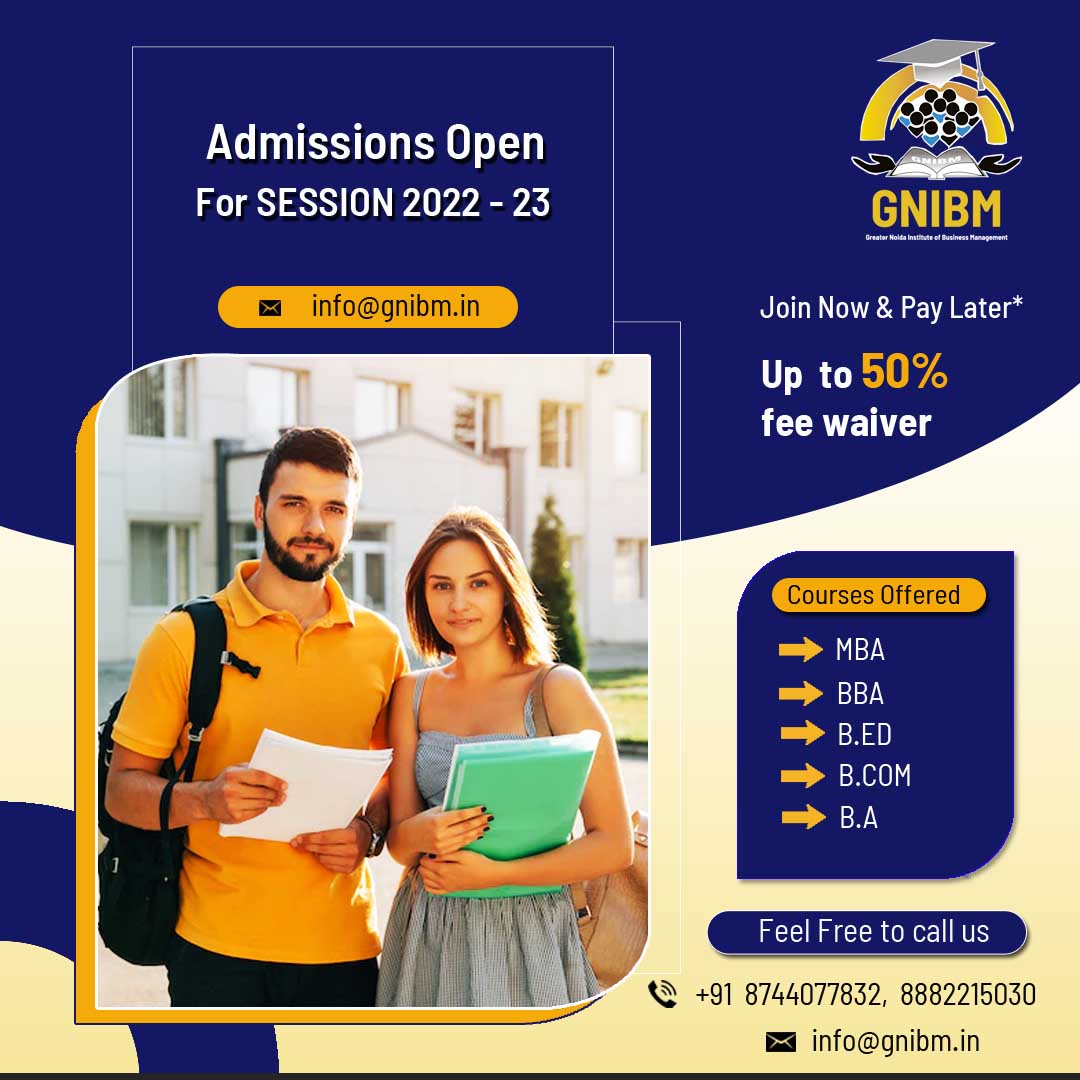 gnibmcollege's tweet photo. Are you looking for College Admissions for the academic year 2022 - 2023?
Visit us - https://t.co/qY3SIcjC2I
#GnibmCollege #Admission #Courses #MBA #BBA #BCom #BedCourse #BAcourse #MbaCousre #BbaCourse #BcomCourse #Institute #Noida https://t.co/8baCDz5Ebt