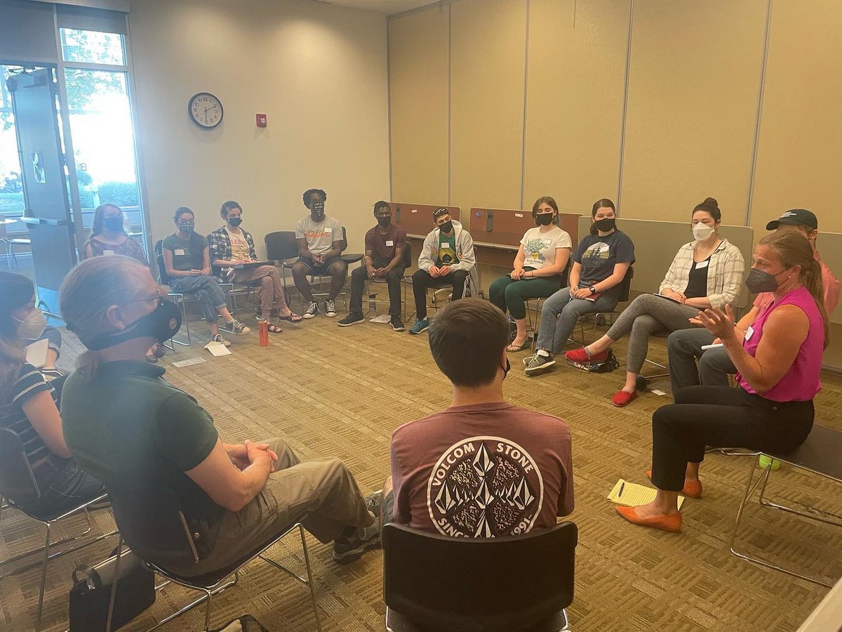 Rm_theatre's tweet photo. Tonight’s rehearsal for As You Like It was an intimacy choreography workshop with Dr. Emily Rollie. She will be our intimacy choreographer for our upcoming production. #TIE #Shakespeare #rm_theatre #AsYouLikeIt #intimacychoreography #makeitlessweird https://t.co/ik93dJebG7