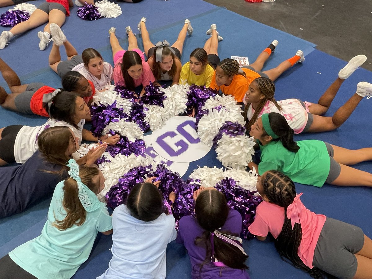 RPHS_CHEER1's tweet photo. Team/coach bonding &amp; winning @ NCA camp!!!  💜🐾💜!Nothing but love! https://t.co/nzbKg3fSpX