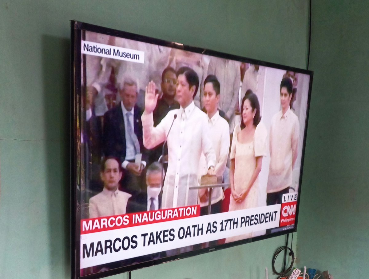 LittleMary92's tweet photo. My President ❤️🥰 #PBBM#INAGURATION#BBM#PRRSIDENTBBM https://t.co/gJ89eqizM2